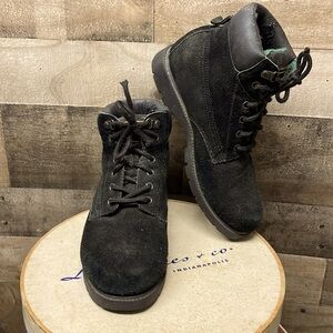 Mack Black Suede Insulated Hiking Boots 5.5